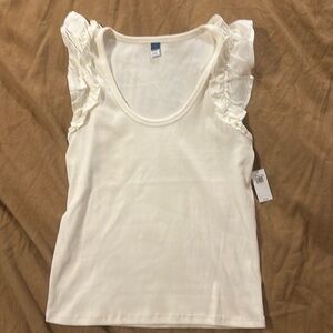 Old navy ruffle tank top